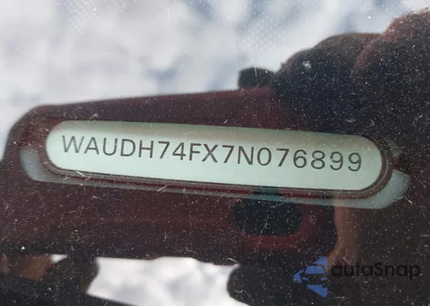 2007 Audi A6 3.2 z USA, uszkodzony, nr VIN WAUDH74FX7N076899